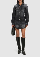 Dsquared2 Sexy Shape Denim Dress