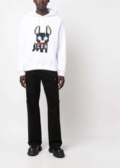 Dsquared2 signature Icon-motif cotton hoodie