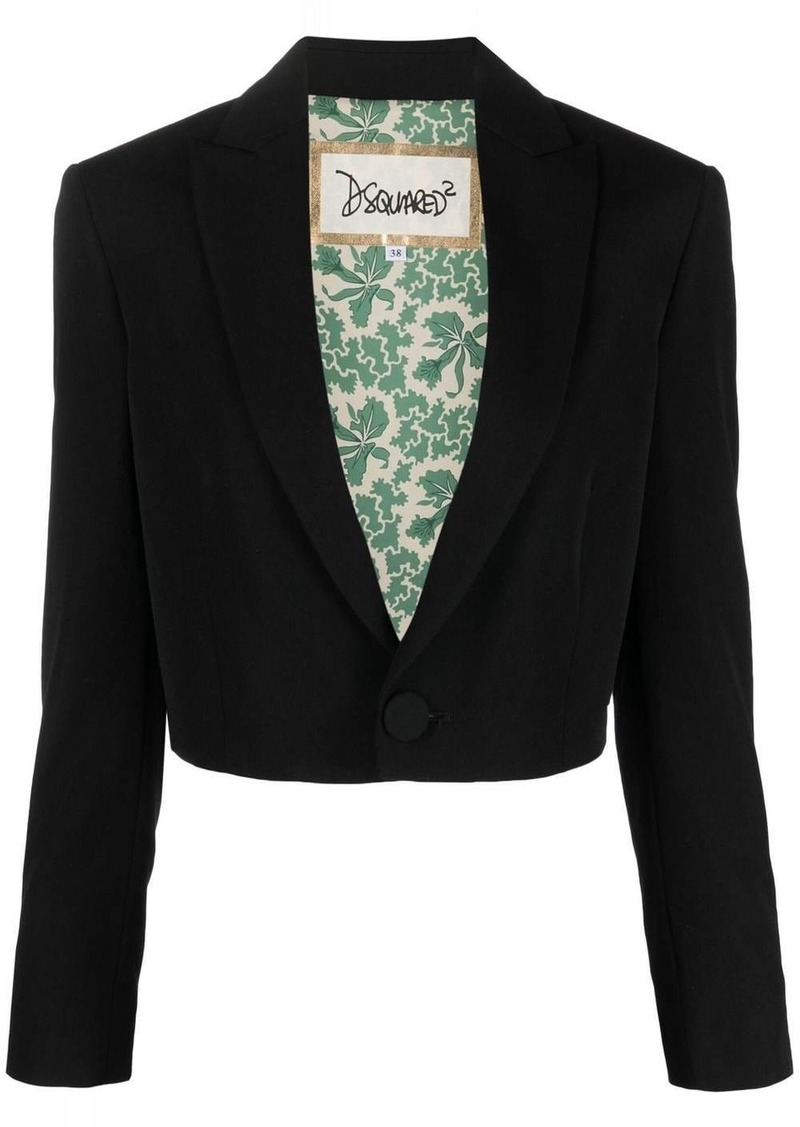 Dsquared2 single-breasted cropped blazer
