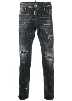 Dsquared2 Skater embellished skinny jeans