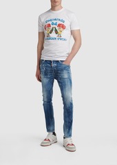 Dsquared2 Skater Fit Cotton Denim Jeans