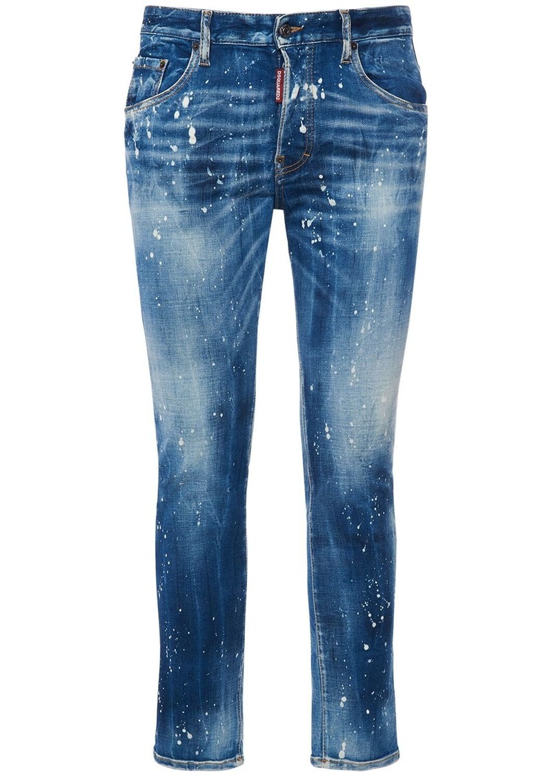 Dsquared2 Skater Fit Cotton Denim Jeans