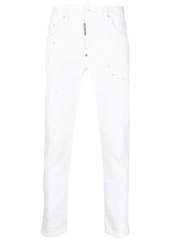 Dsquared2 Skater paint-splatter skinny jeans