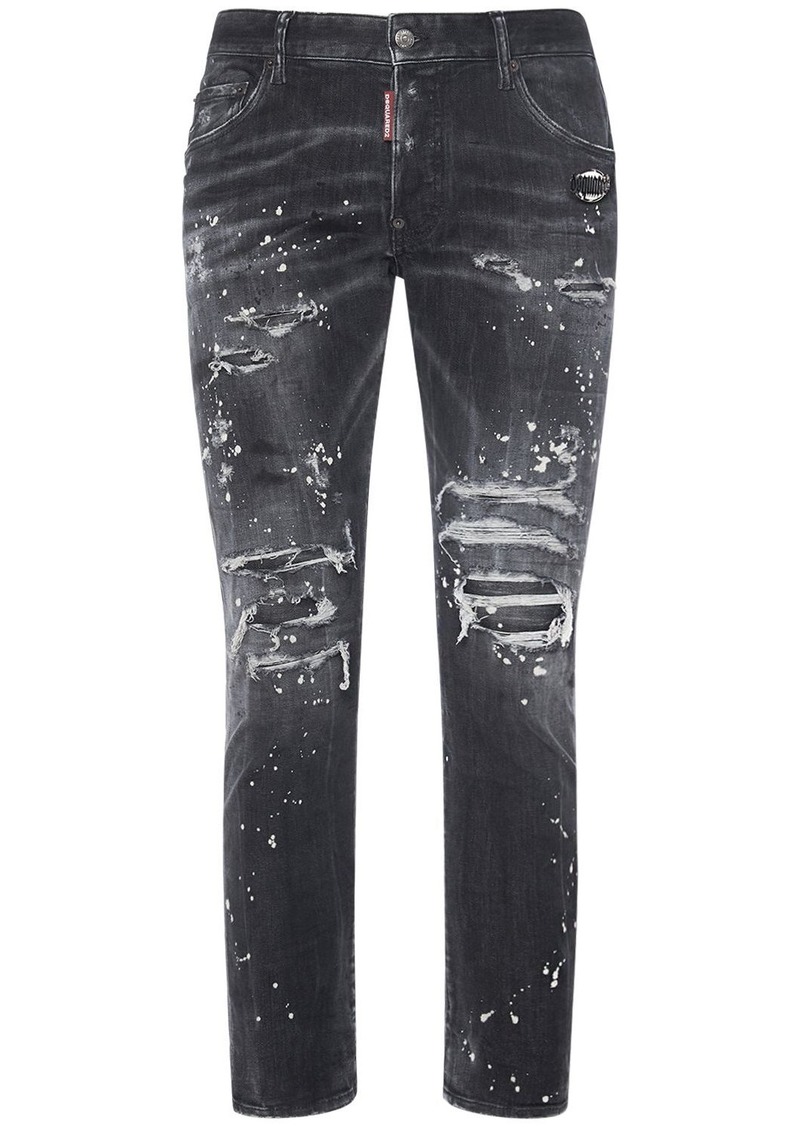 Dsquared2 Skater Painted Denim Jeans