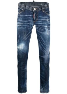 Dsquared2 slim-cut studded jeans