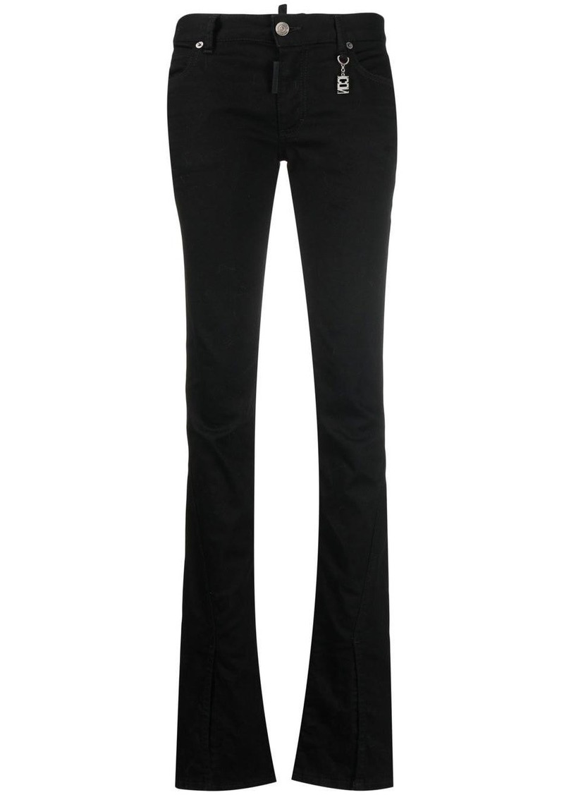 Dsquared2 split-cuff flared jeans