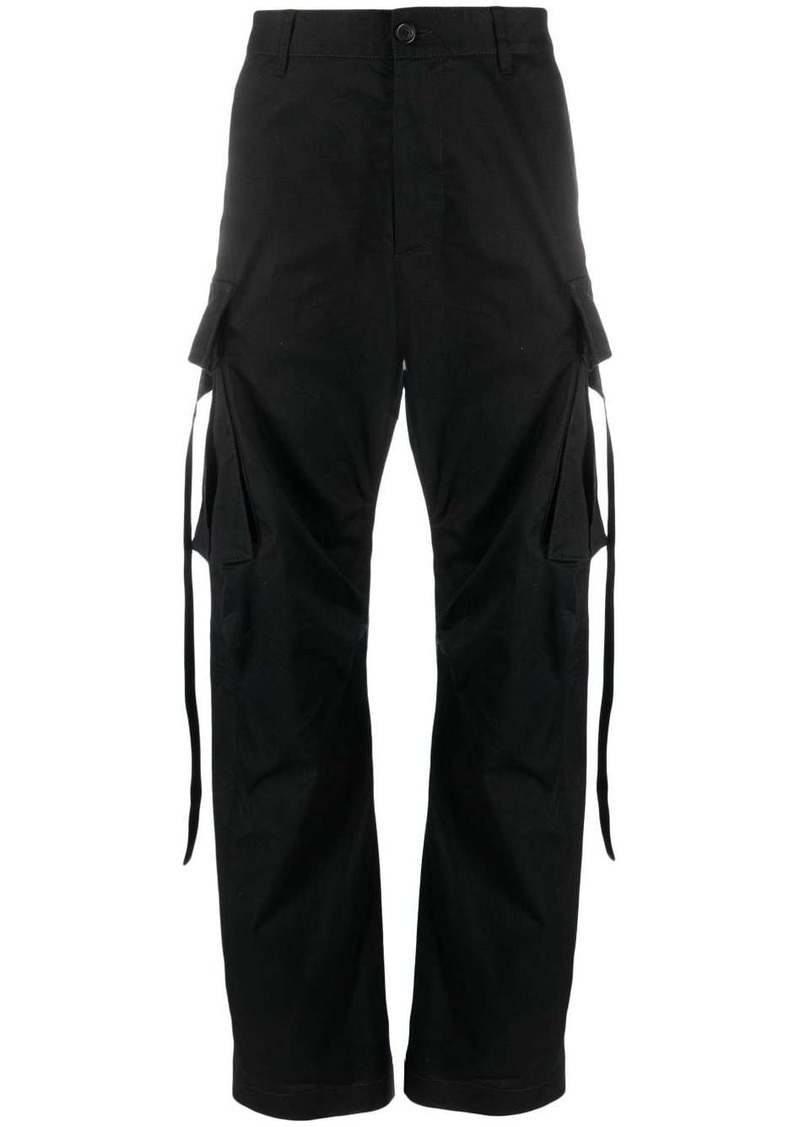 Dsquared2 straight-leg cotton cargo trousers