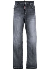 Dsquared2 straight-leg stonewashed jeans