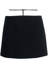 Dsquared2 strap-detail mini skirt