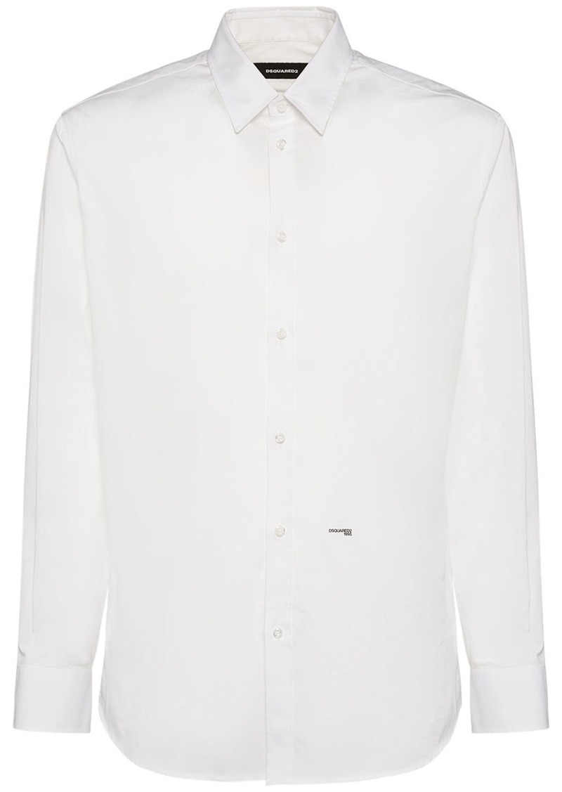 Dsquared2 Stretch Cotton Poplin Shirt