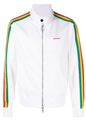 Dsquared2 stripe-detail cotton jacket