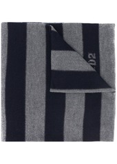 Dsquared2 stripe-jacquard scarf