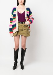 Dsquared2 striped brushed cardigan