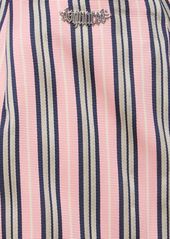 Dsquared2 Striped Jacquard Knotted Mini Skirt