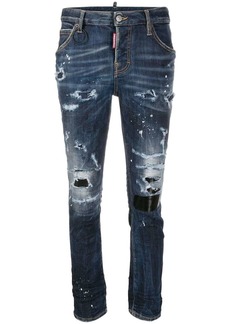 Dsquared2 stud-embellished ripped jeans