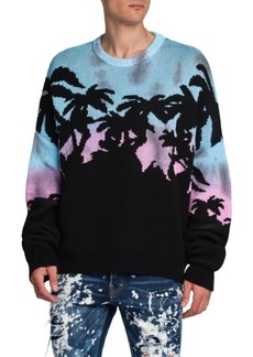Dsquared2 Sunrise Jacquard Knit Sweater