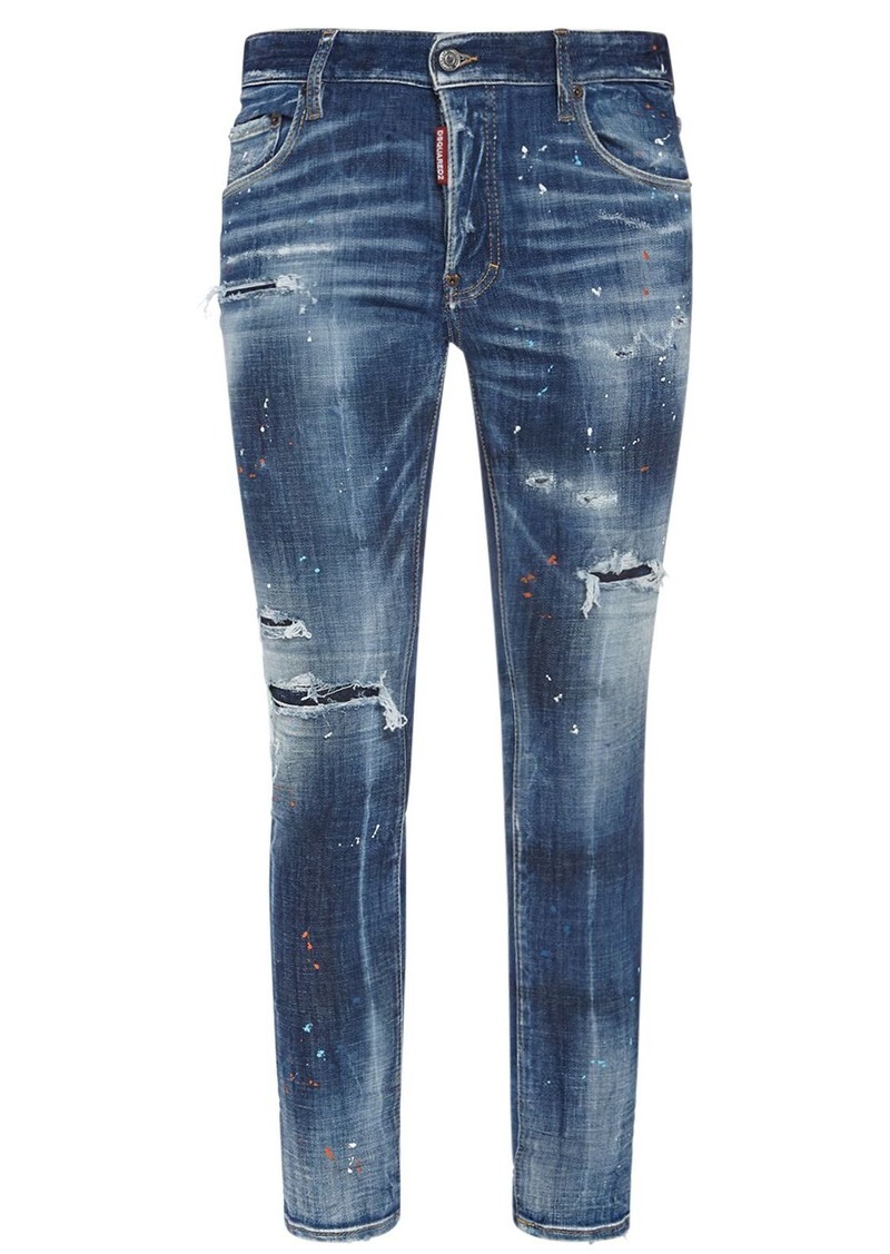 Dsquared2 Super Twinky Fit Cotton Denim Jeans