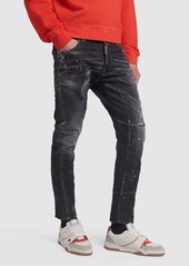 Dsquared2 Tidy Biker Fit Cotton Denim Jeans