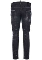 Dsquared2 Tidy Biker Fit Cotton Denim Jeans