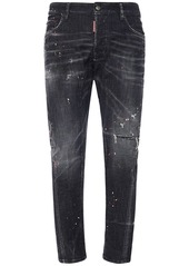 Dsquared2 Tidy Biker Fit Cotton Denim Jeans