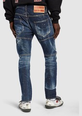 Dsquared2 Tidy Biker Fit Cotton Denim Jeans