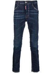 Dsquared2 tie-dye low-rise jeans