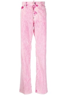 Dsquared2 tie-dye print straight trousers