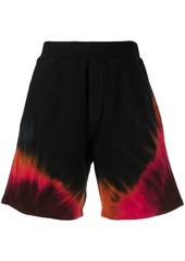 Dsquared2 tie-dye track shorts