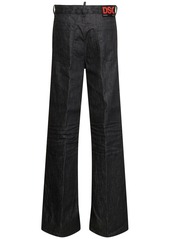 Dsquared2 Traveller Mid Rise Denim Wide Jeans