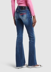 Dsquared2 Twiggy Midrise Denim Flared Jeans