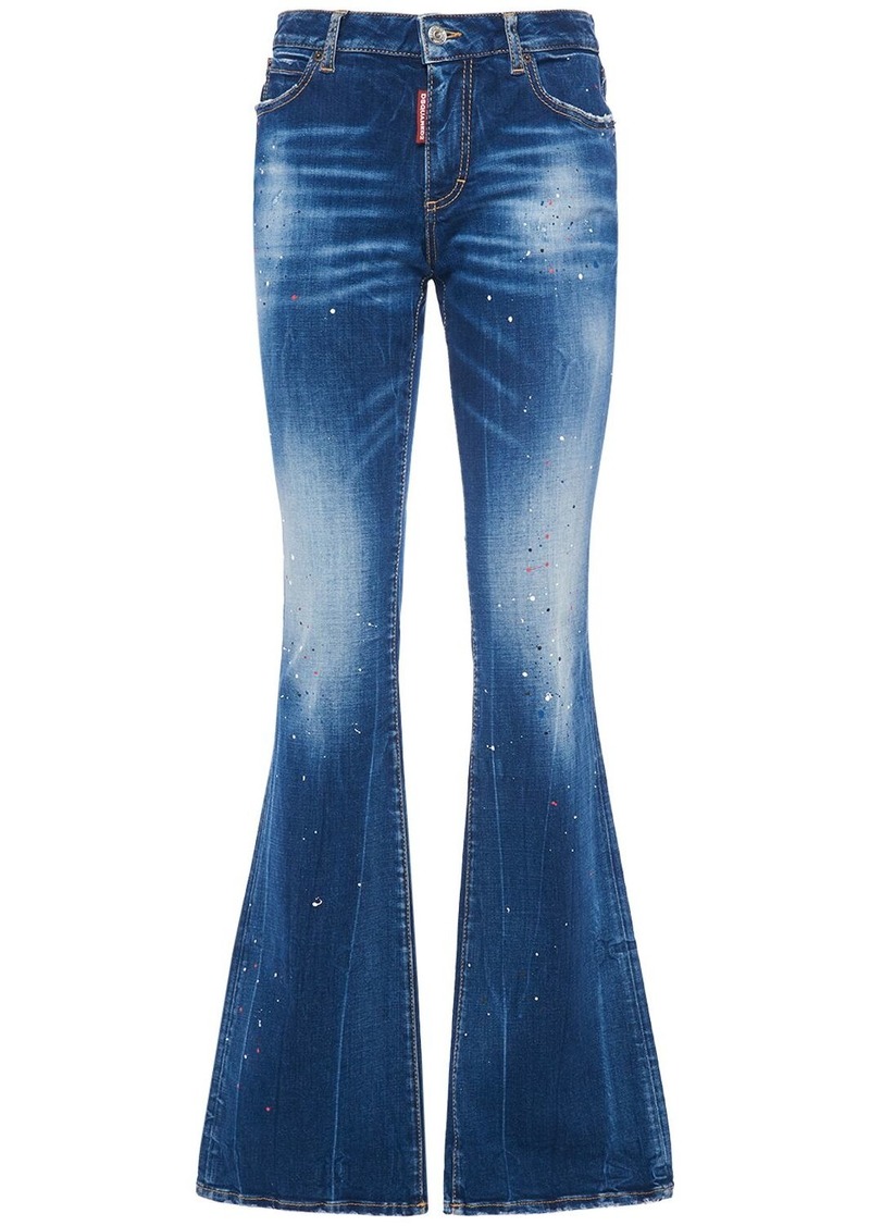 Dsquared2 Twiggy Midrise Denim Flared Jeans