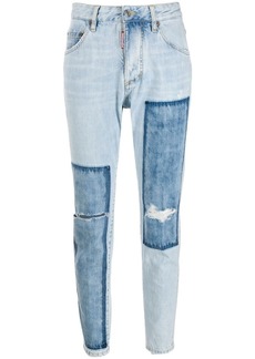 Dsquared2 two-toned mom style jeans