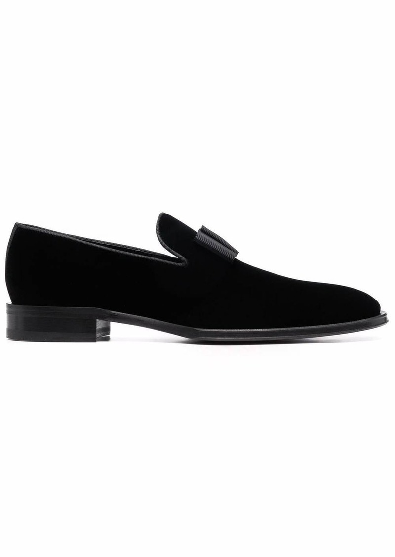 Dsquared2 Ubaldo bom-embellished velvet loafers