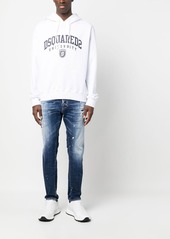 Dsquared2 University print drawstring hoodie