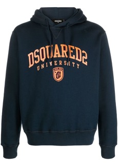 Dsquared2 University-print drawstring hoodie