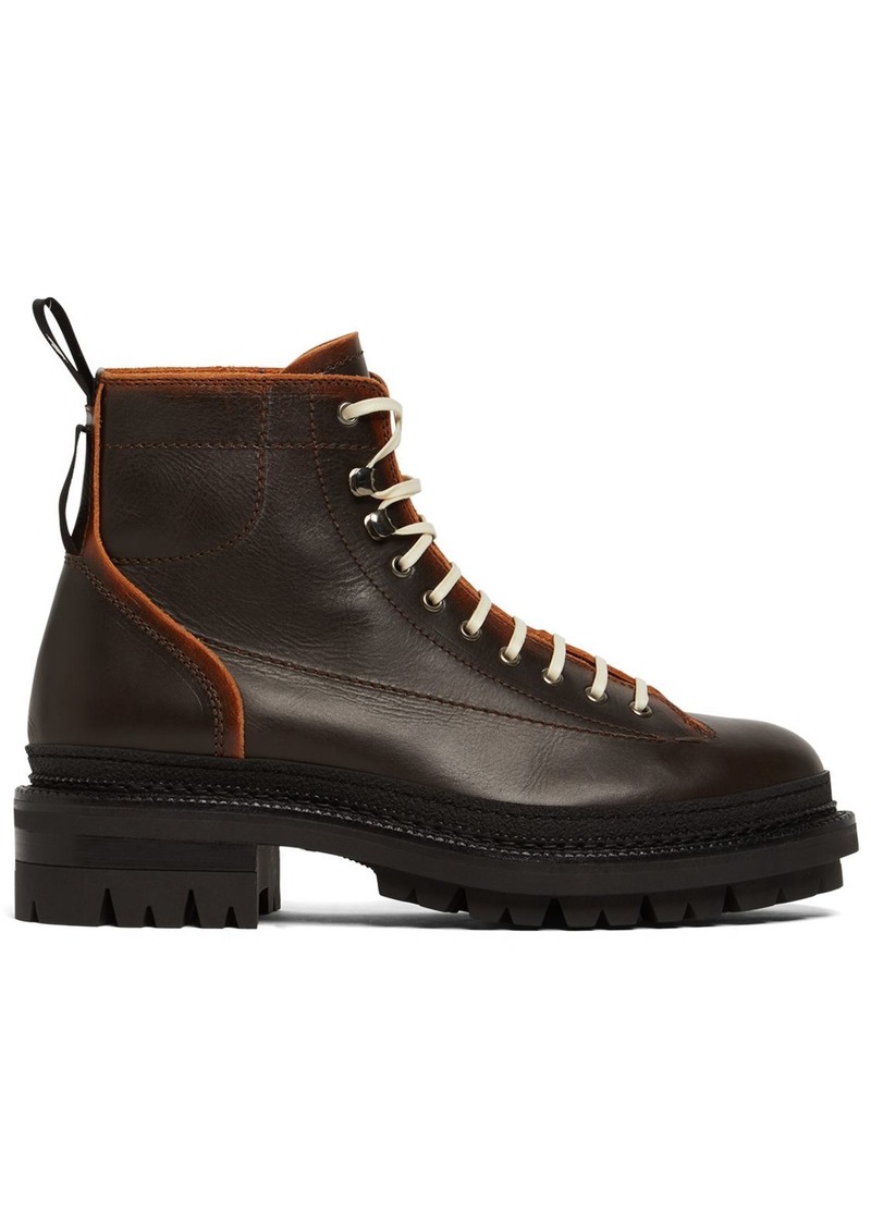 Dsquared2 Utility Brushed Leather Boots