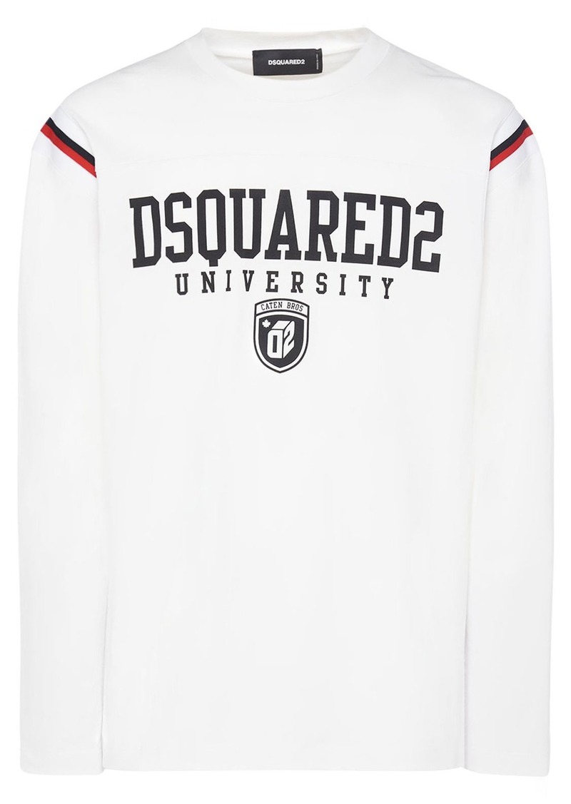 Dsquared2 Varsity Logo Long Sleeved T-shirt