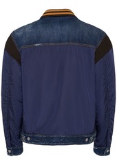 Dsquared2 Varsity Nylon & Denim Jacket