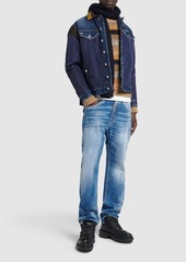 Dsquared2 Varsity Nylon & Denim Jacket