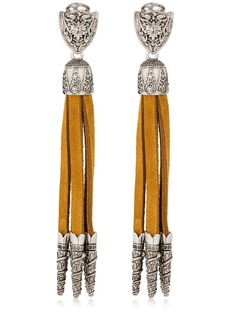 Dsquared2 Western Suede Clip-on Earrings