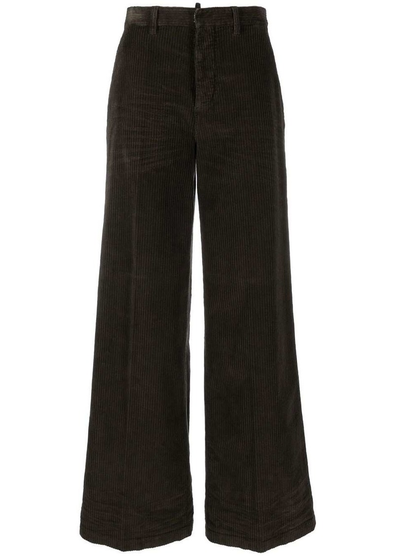 Dsquared2 wide-leg corduroy trousers