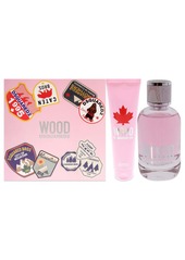 Wood by Dsquared2 for Women - 2 Pc Gift Set 3.4oz EDT Spray, 5.0oz Body Lotion