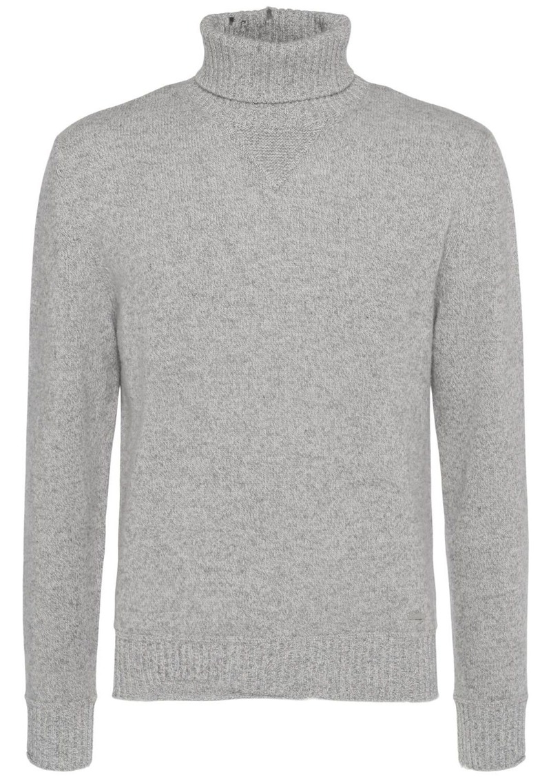 Dsquared2 Wool & Cashmere Turtleneck Sweater