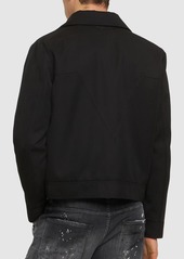 Dsquared2 Wool Blend Zipped Jacket