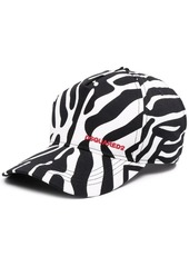 Dsquared2 zebra-print baseball cap