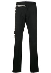 Dsquared2 zip tailored trousers