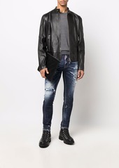 Dsquared2 leather biker jacket