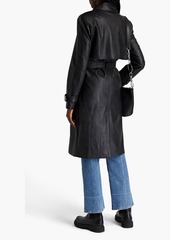 Each x Other - Belted faux leather trench coat - Black - S