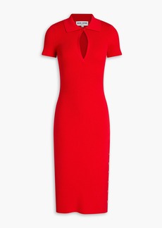 Each x Other - Ribbed-knit midi dress - Red - XS