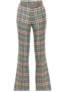 Each x Other - Checked jacquard flared pants - White - M